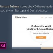 Startup Enigma - Adobe XD theme