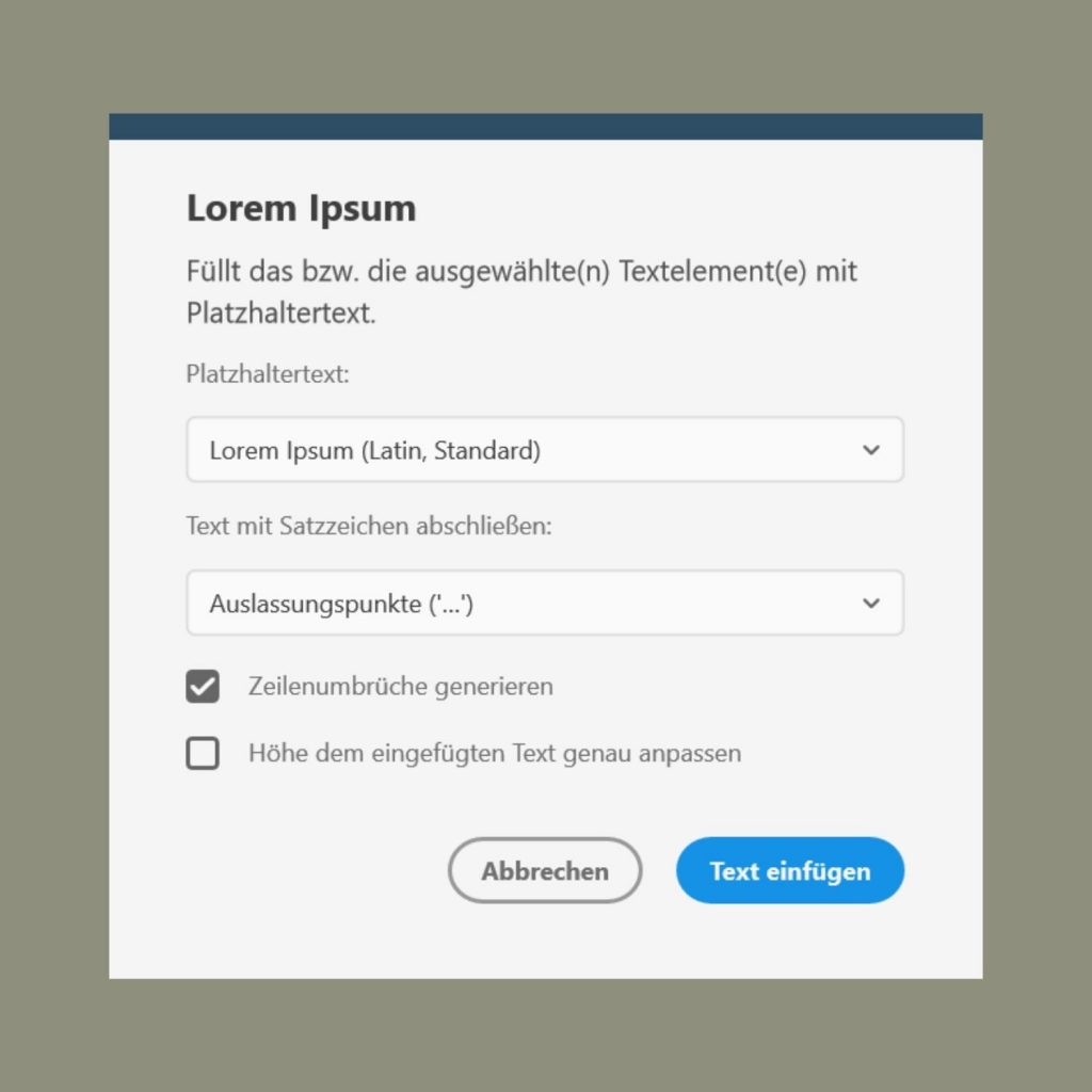 Most Useful Adobe XD Plugins for UX/UI Designers - Lorem Ipsum Plugin
