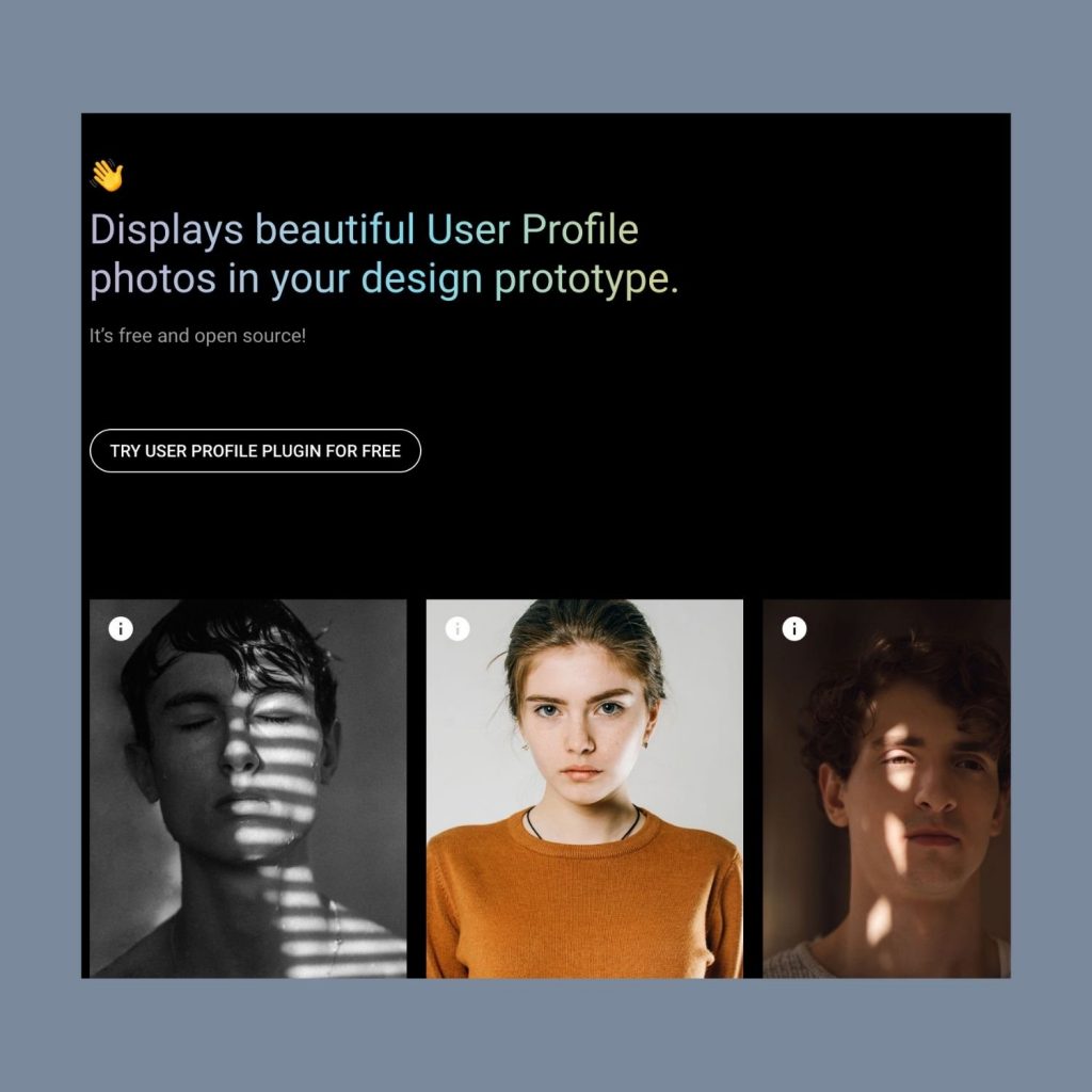 Most Useful Adobe XD Plugins for UX/UI Designers - User Profile Plugin