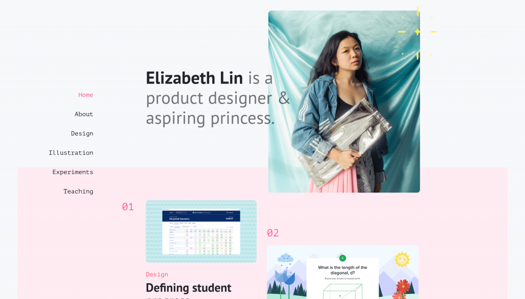 www.elizabethylin.com- Best UX Portfolio Website