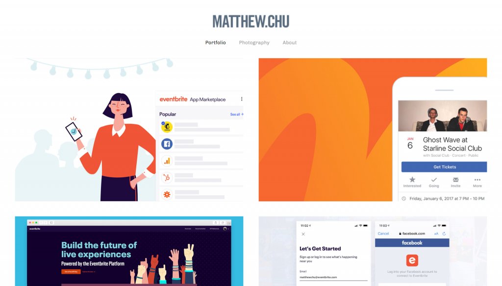 www.mattchudesign.com - Best UX Portfolio Website