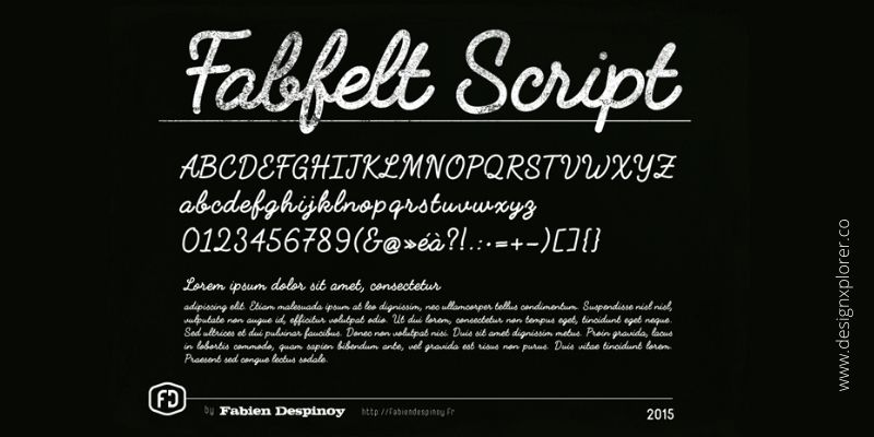 Best Cursive Fonts - Fabfelt Script 