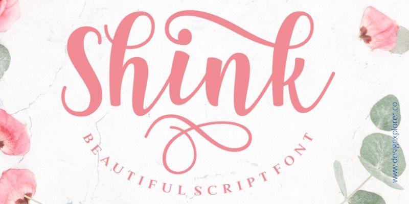 Best Cursive Fonts - Shink Script Font
