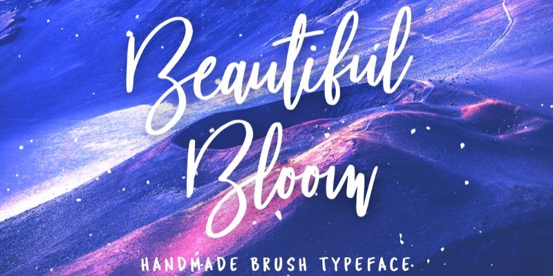 Best Cursive Fonts - Beautiful Bloom Font