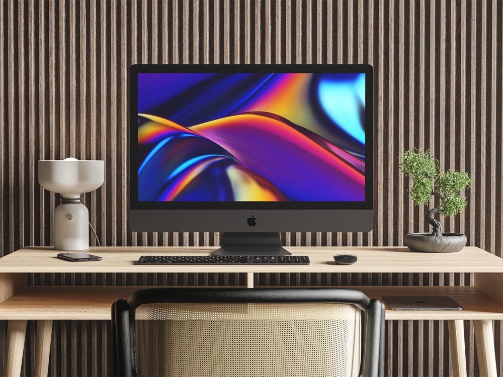 iMac Pro Mockup Workspace