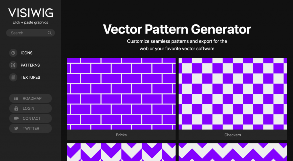 Visiwig - Vector Pattern Generator
